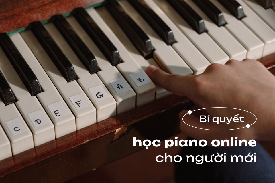 Bí quyết học piano online cho người mới bắt đầu